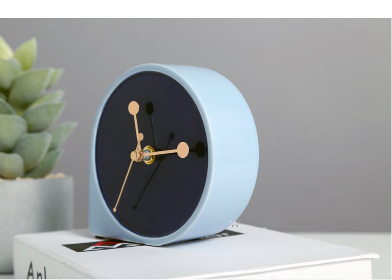 Nordic Light Luxury Ceramic Clock Pendant Home Furnishing Model House Soft Decoration Supplies