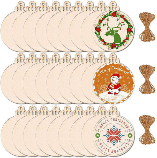 Home Decoration Supplies Wooden Craft Wood Pieces for DIY Decor