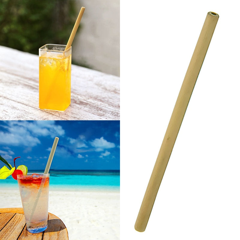 Wood Straws Bamboo Drinking Straw Party Wedding Eco Tableware Fest.