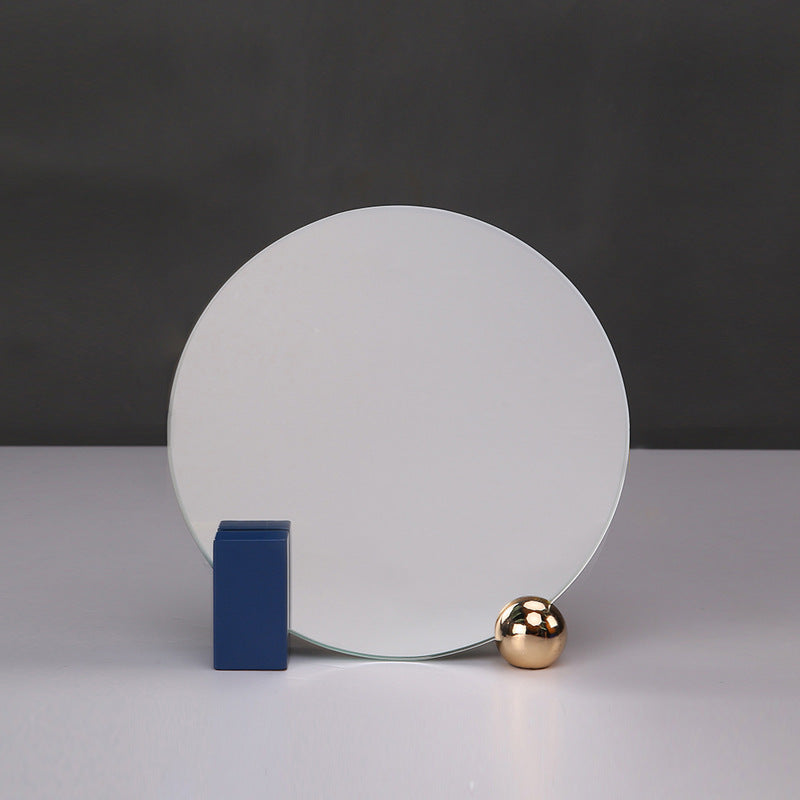 Light Luxury Style Iron Makeup Mirror