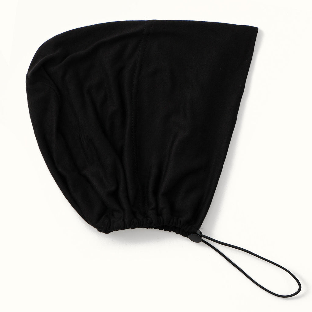 Womens Solid-Colored Fashionable All-Match Lace-Up Drawstring Closed-Head Hat