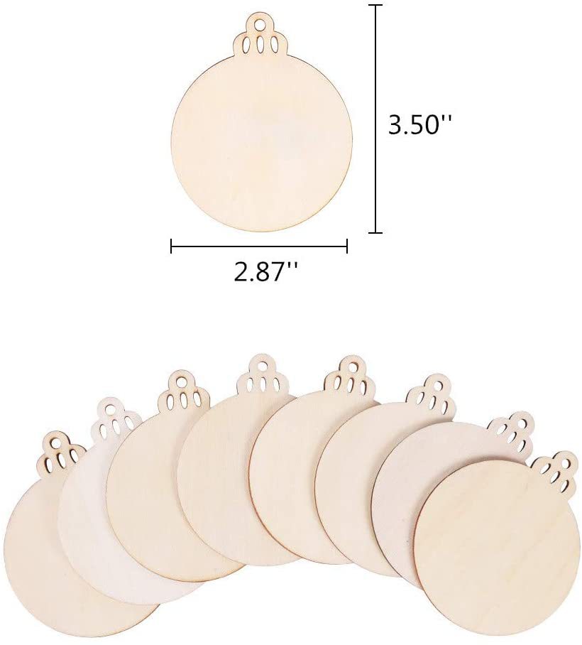Home Decoration Supplies Wooden Craft Wood Pieces for DIY Decor