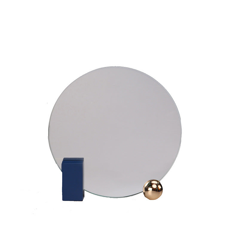 Light Luxury Style Iron Makeup Mirror