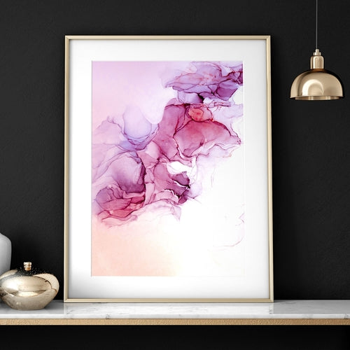 Art prints abstract | set of 3 wall art for home office decor