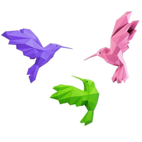 Hummingbird Wall Hanging for Home Decor (DIY Papercraft)